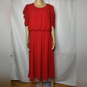 London style collection women's plus size 18 red dress